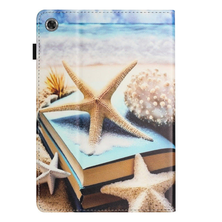 For Lenovo M10 Plus Sewing Litchi Texture Smart Leather Tablet Case(Starfish) - free shipping - PMC TechLife - Order now!