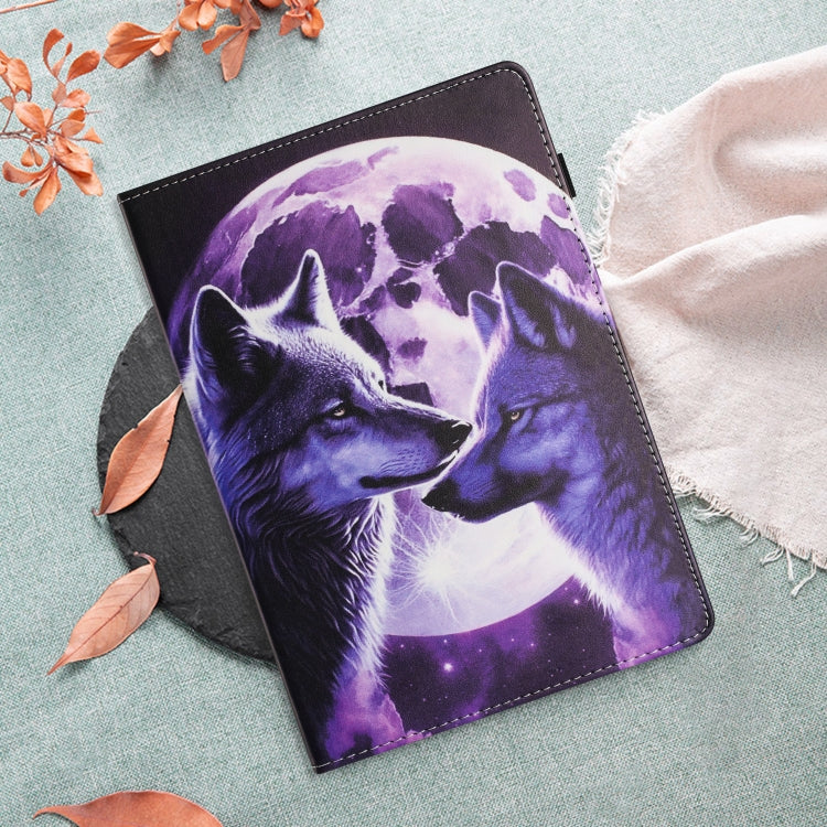 For Lenovo M10 Plus Sewing Litchi Texture Smart Leather Tablet Case(Wolf) - free shipping - PMC TechLife - Order now!