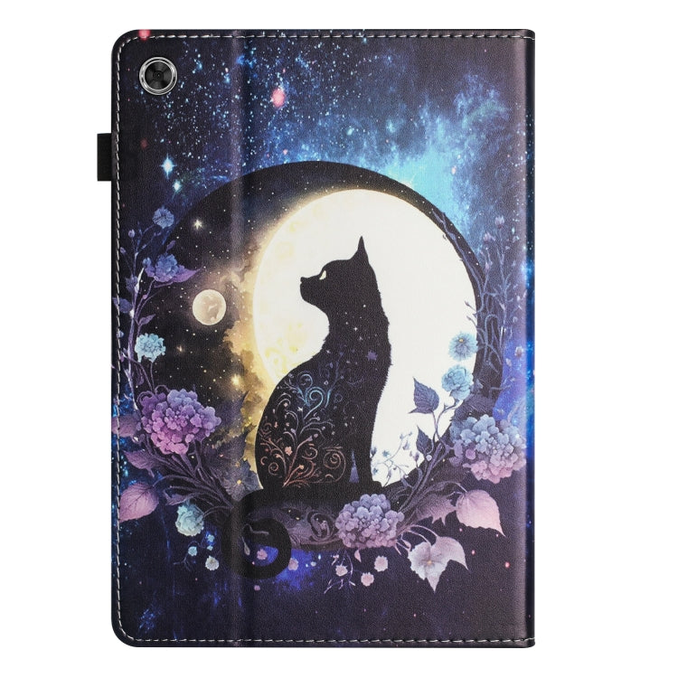 For Lenovo Tab M10 Plus 3rd Gen Sewing Litchi Texture Smart Leather Tablet Case(Cat) - Lenovo by PMC TechLife | Online Shopping South Africa | PMC TechLife | Buy Now Pay Later Mobicred