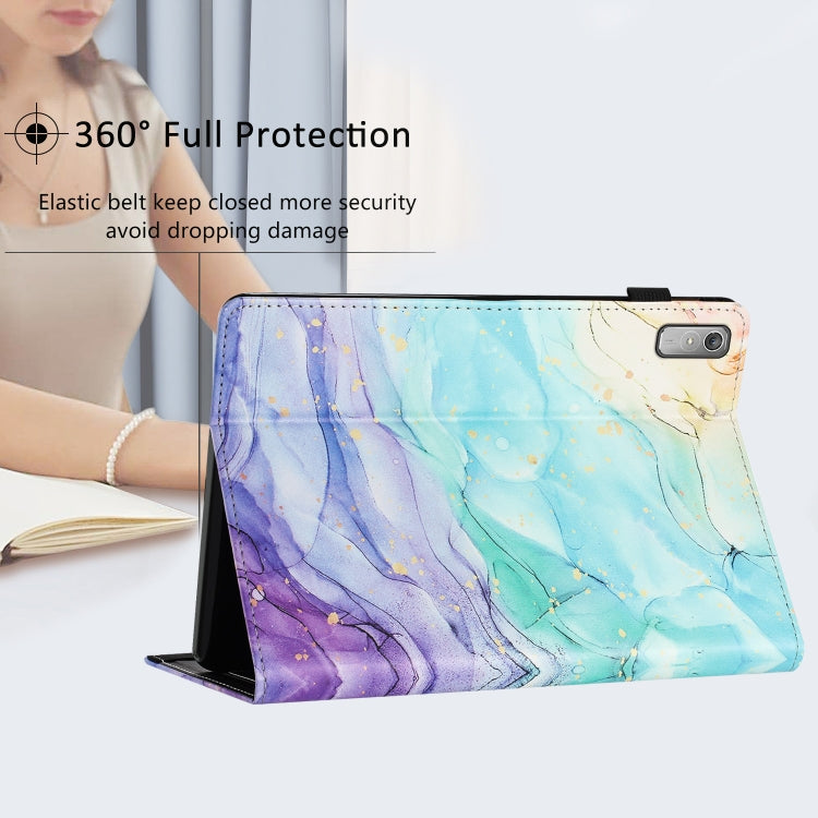 For Lenovo Tab P11 Gen 2 Sewing Litchi Texture Smart Leather Tablet Case(Oil Painting) - Lenovo by PMC TechLife | Online Shopping South Africa | PMC TechLife | Buy Now Pay Later Mobicred