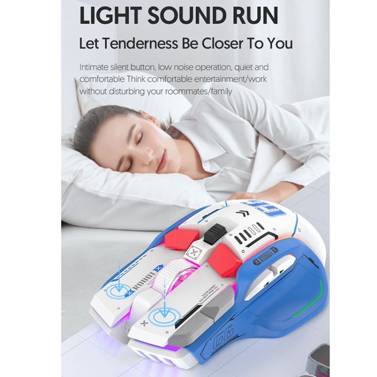 HXSJ G6 10 Keys RGB 12800DPI Tri-mode Wireless Gaming Mouse(Yellow) - free shipping - PMC TechLife - Order now!