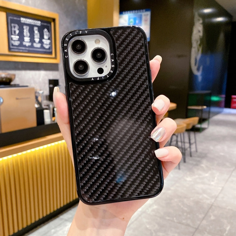 For iPhone 15 Pro Max Armor Carbon Fiber TPU + PC Phone Case(Black) - iPhone 15 Pro Max Cases by PMC TechLife | Online Shopping South Africa | PMC TechLife | Buy Now Pay Later Mobicred