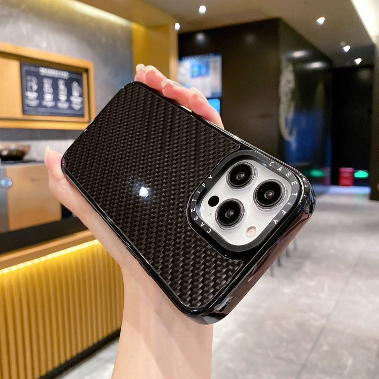 For iPhone 15 Pro Max Armor Carbon Fiber TPU + PC Phone Case(Black) - iPhone 15 Pro Max Cases by PMC TechLife | Online Shopping South Africa | PMC TechLife | Buy Now Pay Later Mobicred