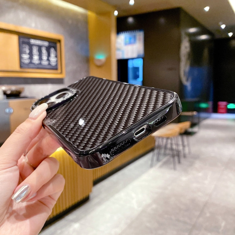 For iPhone 15 Pro Max Armor Carbon Fiber TPU + PC Phone Case(Black) - iPhone 15 Pro Max Cases by PMC TechLife | Online Shopping South Africa | PMC TechLife | Buy Now Pay Later Mobicred