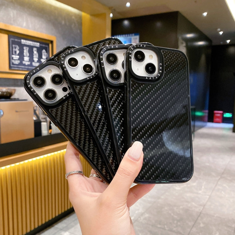 For iPhone 15 Pro Max Armor Carbon Fiber TPU + PC Phone Case(Black) - iPhone 15 Pro Max Cases by PMC TechLife | Online Shopping South Africa | PMC TechLife | Buy Now Pay Later Mobicred