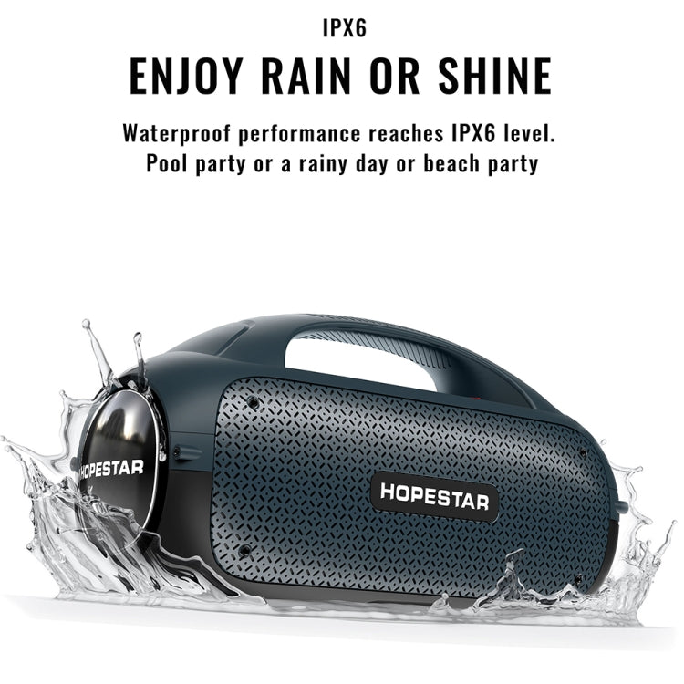 HOPESTAR A50 80W IPX6 Waterproof Portable Bluetooth Speaker Outdoor Subwoofer(Black) - free shipping - PMC Jewellery - Order now!