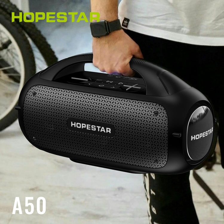 HOPESTAR A50 80W IPX6 Waterproof Portable Bluetooth Speaker Outdoor Subwoofer(Grass Green) - free shipping - PMC Jewellery - Order now!