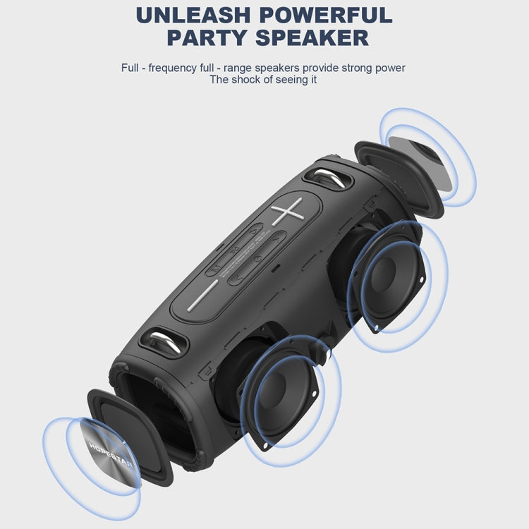 HOPESTAR H50 lPX6 Waterproof Portable Wireless Bluetooth Speaker(Gray) - free shipping - PMC Jewellery - Order now!