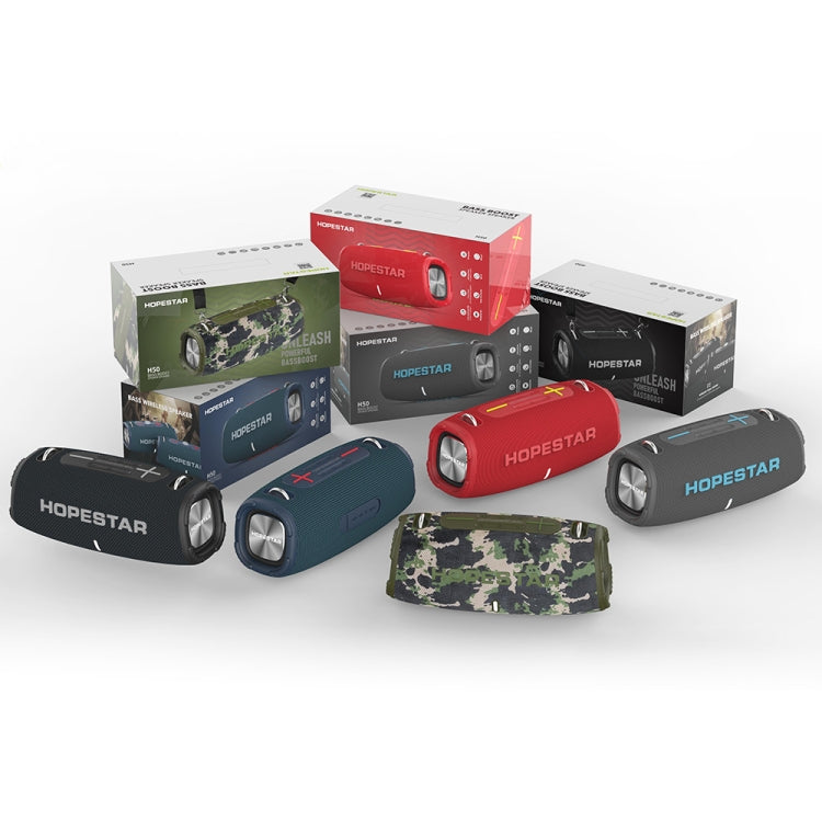 HOPESTAR H50 lPX6 Waterproof Portable Wireless Bluetooth Speaker(Gray) - free shipping - PMC Jewellery - Order now!