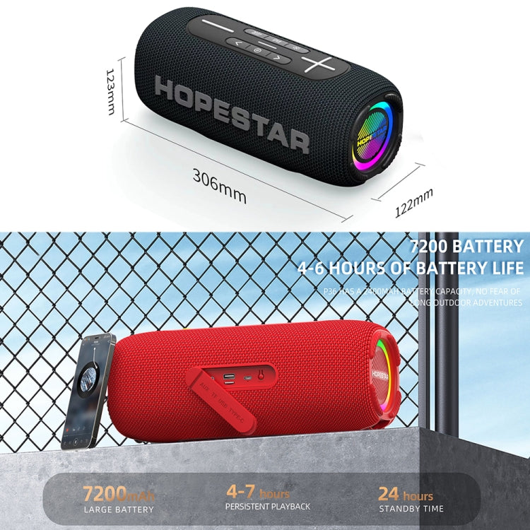 HOPESTAR P32Max 55W IPX6 Waterproof Portable Wireless Bluetooth Speaker(Grey) - free shipping - PMC Jewellery - Order now!