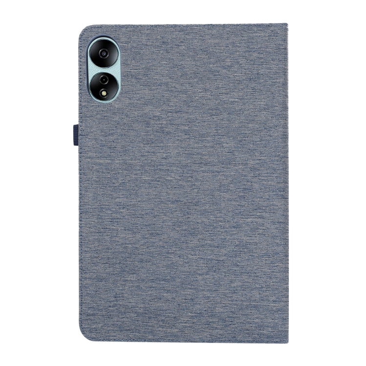 For Honor MagicPad 13 Cloth Texture Horizontal Flip PU + TPU Tablet Case(Deep Blue) - Honor by PMC TechLife | Online Shopping South Africa | PMC TechLife | Buy Now Pay Later Mobicred