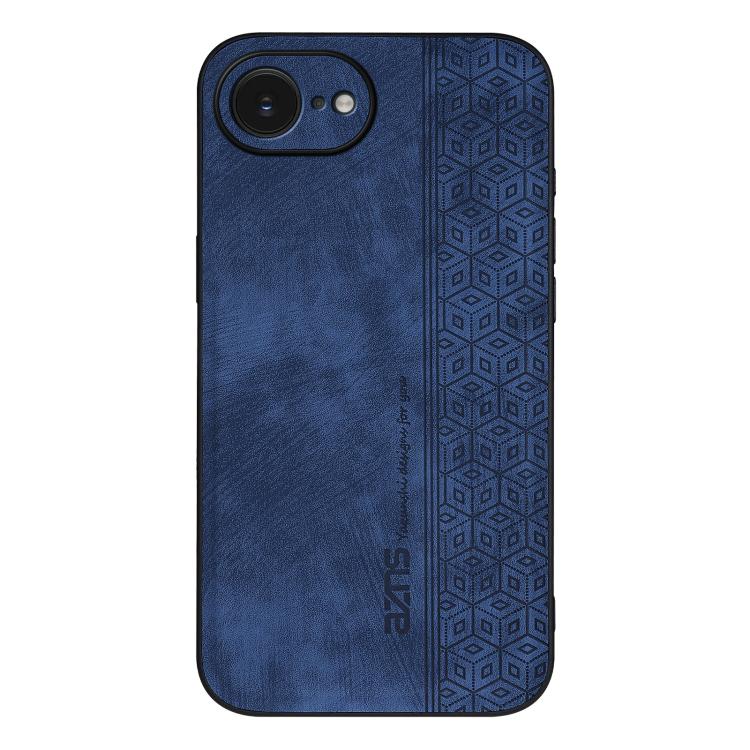 For iPhone 16e AZNS 3D Embossed Skin Feel Phone Case(Sapphire Blue) - free shipping - PMc TechLife - Order now!
