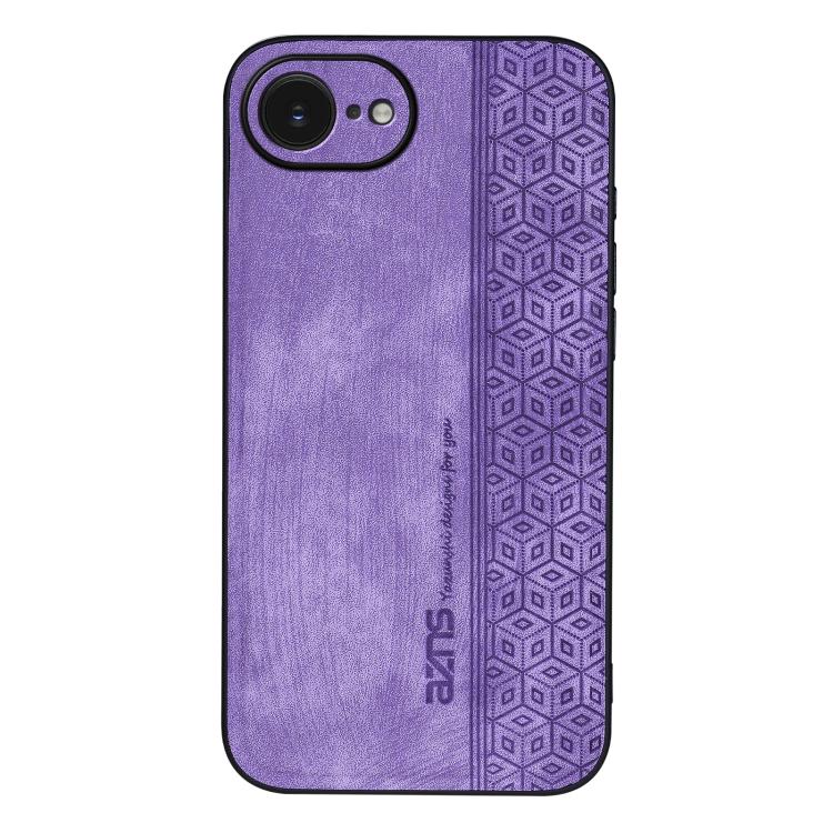 For iPhone 16e AZNS 3D Embossed Skin Feel Phone Case(Purple) - free shipping - PMc TechLife - Order now!
