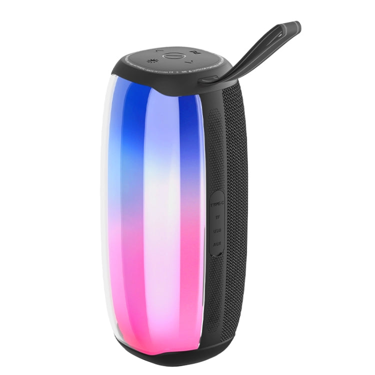 HOPESTAR P50 IPX6 Waterproof Outdoor Portable RGB Light Bluetooth Speaker(Black) - free shipping - PMC Jewellery - Order now!
