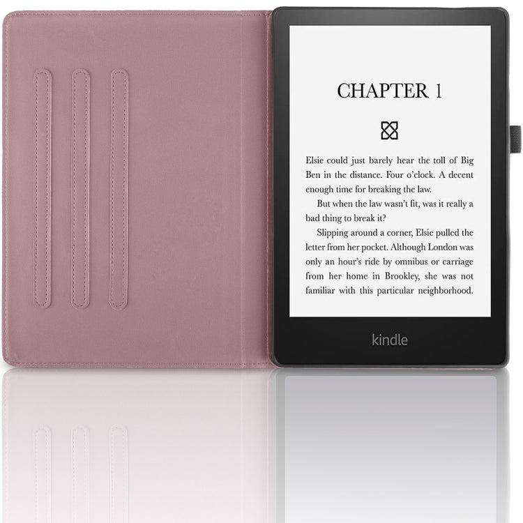For Amazon Kindle Paperwhite 5 Tree Life Embossed Rotation Leather Smart Tablet Case(Rose Gold) - Amazon by PMC TechLife | Online Shopping South Africa | PMC TechLife | Buy Now Pay Later Mobicred