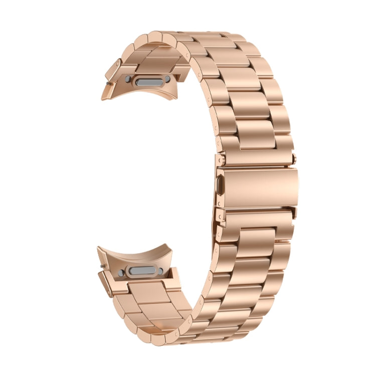 For Samsung Galaxy Watch 6 Three Strains Metal Watch Band(Rose Gold) - free shipping - PMC TechLife - Order now!