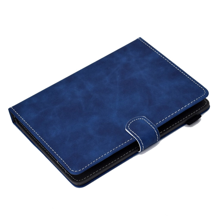 For 10 inch Tablet PC Universal Cowhide Texture Horizontal Flip Leather Case with Holder & Card Slots & Pen Slot(Blue) - 8 inch by PMC TechLife | Online Shopping South Africa | PMC TechLife | Buy Now Pay Later Mobicred