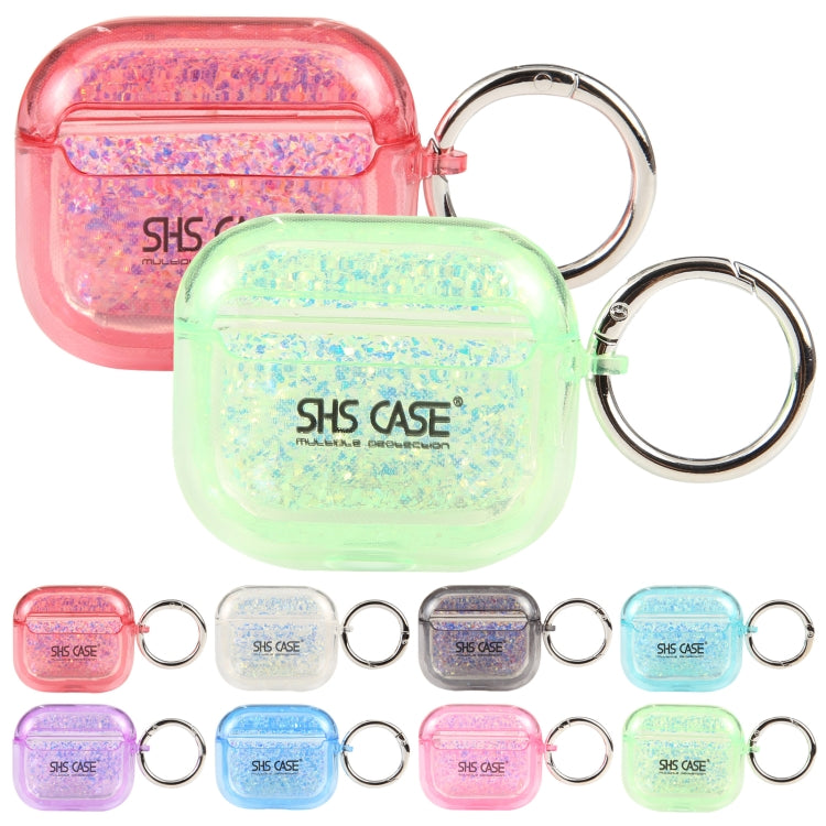 For AirPods Pro 2 Flash Diamond Epoxy Bluetooth Earphone Protective Case(White) - For AirPods Pro 2 by PMC Jewellery | Online Shopping South Africa | PMC Jewellery | Buy Now Pay Later Mobicred