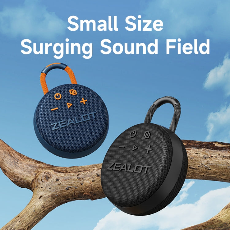 Zealot S77 IPX7 Waterproof Portable Wireless Bluetooth Speaker(Orange) - free shipping - PMC Jewellery - Order now!