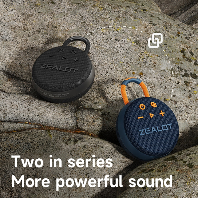 Zealot S77 IPX7 Waterproof Portable Wireless Bluetooth Speaker(Black) - free shipping - PMC Jewellery - Order now!