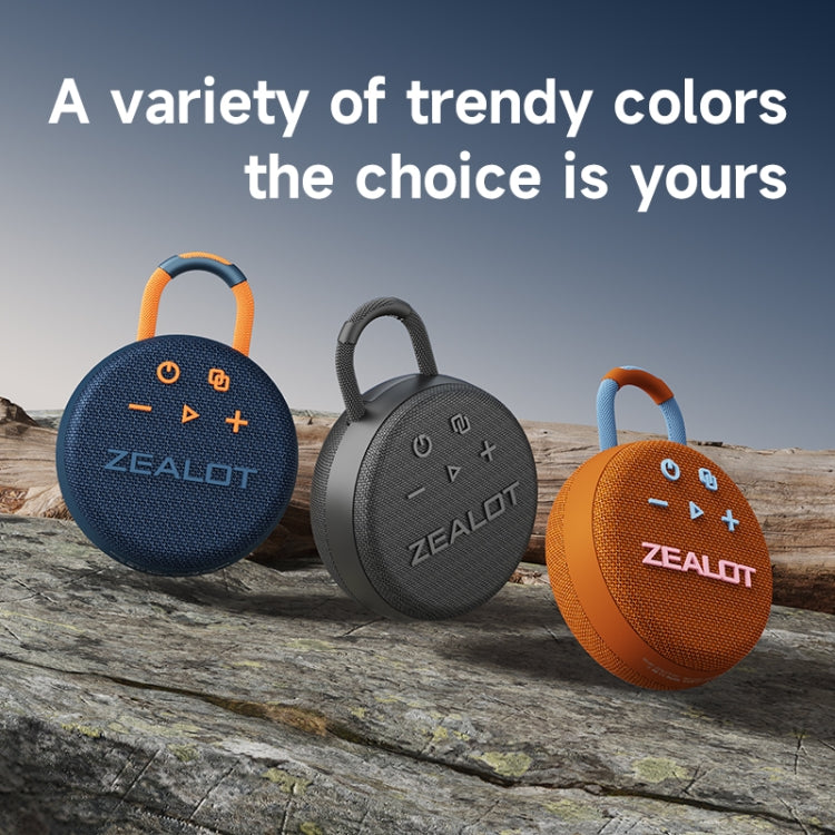 Zealot S77 IPX7 Waterproof Portable Wireless Bluetooth Speaker(Black) - free shipping - PMC Jewellery - Order now!
