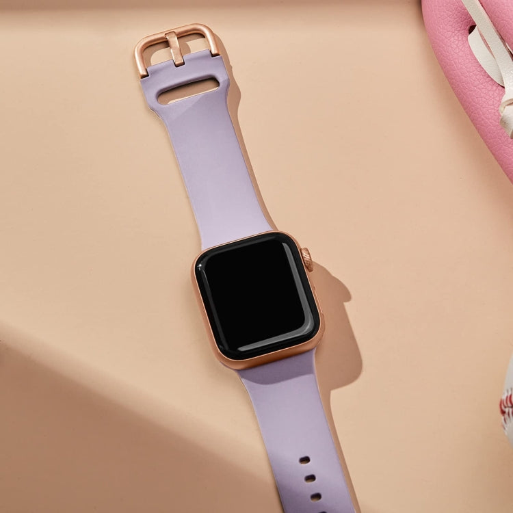 For Apple Watch Ultra 49mm Pin Buckle Silicone Watch Band(Baby Purple) - free shipping - PMC TechLife - Order now!