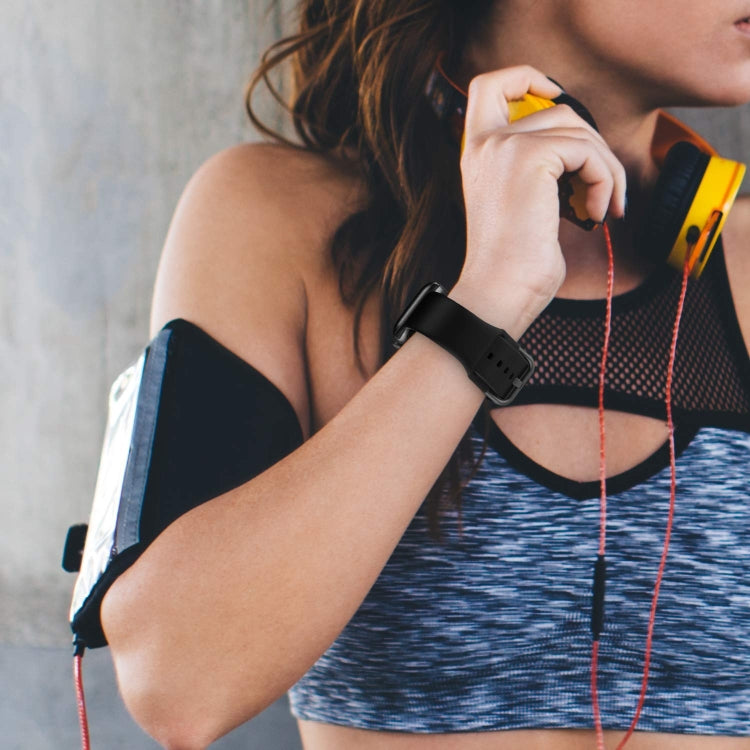 For Apple Watch Ultra 49mm Pin Buckle Silicone Watch Band(Black) - free shipping - PMC TechLife - Order now!