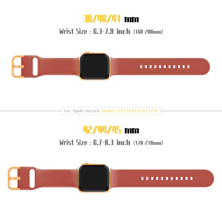 For Apple Watch Series 8 41mm Pin Buckle Silicone Watch Band(Coral) - free shipping - PMC TechLife - Order now!
