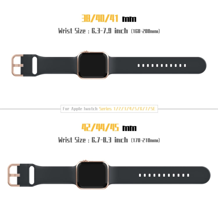For Apple Watch SE 2022 40mm Pin Buckle Silicone Watch Band(Dark Grey) - free shipping - PMC TechLife - Order now!