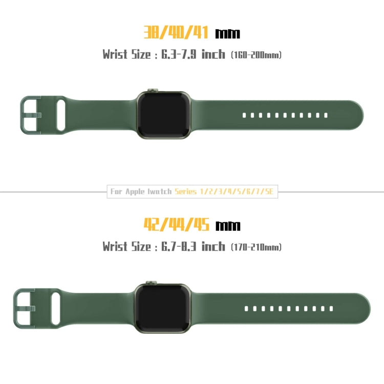 For Apple Watch Series 7 41mm Pin Buckle Silicone Watch Band(Clover) - free shipping - PMC TechLife - Order now!