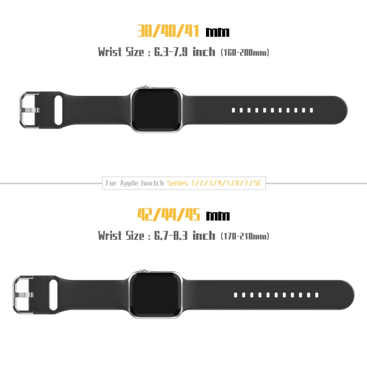 For Apple Watch Series 7 45mm Pin Buckle Silicone Watch Band(Light Grey) - free shipping - PMC TechLife - Order now!