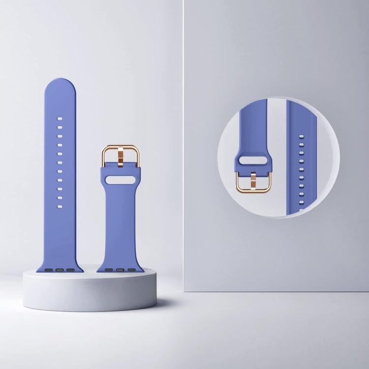 For Apple Watch Series 7 45mm Pin Buckle Silicone Watch Band(Cyan Blue) - free shipping - PMC TechLife - Order now!