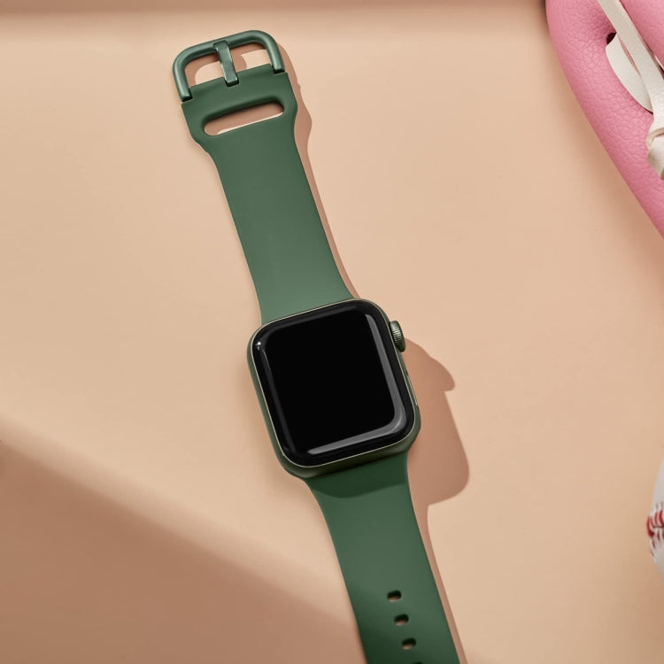 For Apple Watch Series 5 40mm Pin Buckle Silicone Watch Band(Clover) - free shipping - PMC TechLife - Order now!