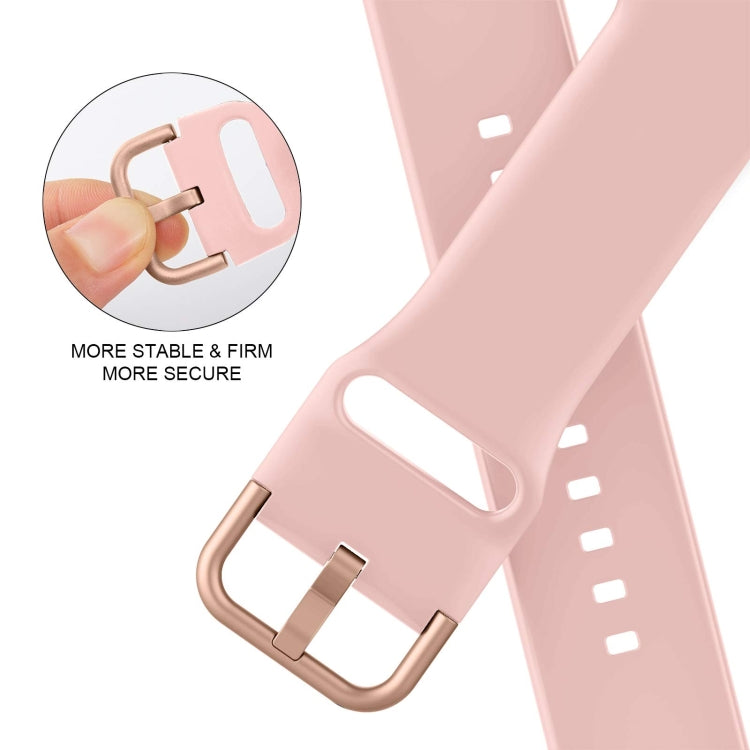 For Apple Watch Series 4 40mm Pin Buckle Silicone Watch Band(Pink) - free shipping - PMC TechLife - Order now!