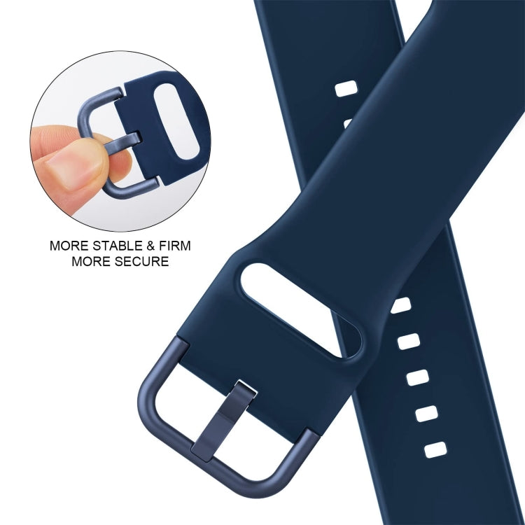 For Apple Watch Ultra 2 49mm Pin Buckle Silicone Watch Band(Abyss Blue) - free shipping - PMC TechLife - Order now!