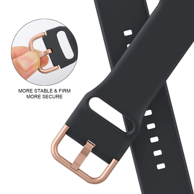 For Apple Watch SE 2023 40mm Pin Buckle Silicone Watch Band(Dark Grey) - free shipping - PMC TechLife - Order now!