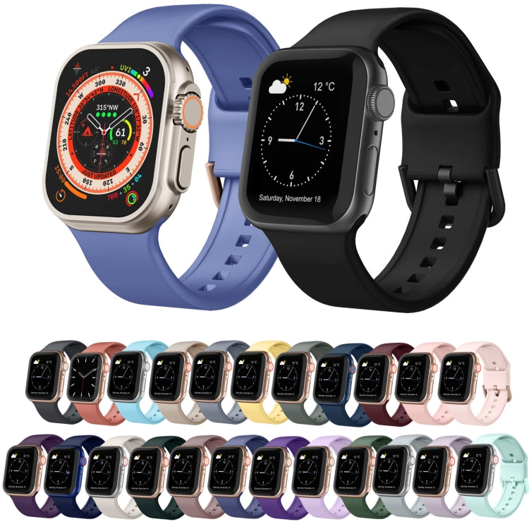 For Apple Watch 38mm Pin Buckle Silicone Watch Band(Purple) - free shipping - PMC TechLife - Order now!