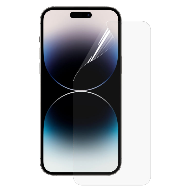 For iPhone 15 Pro Full Screen Protector Explosion-proof Hydrogel Film - iPhone 15 Pro Tempered Glass by PMC TechLife | Online Shopping South Africa | PMC TechLife