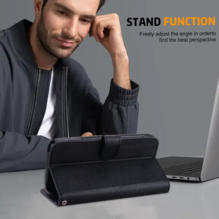 For Honor 90 Skin Feeling Oil Leather Texture PU + TPU Phone Case(Black) - Honor Cases by PMC TechLife | Online Shopping South Africa | PMC TechLife