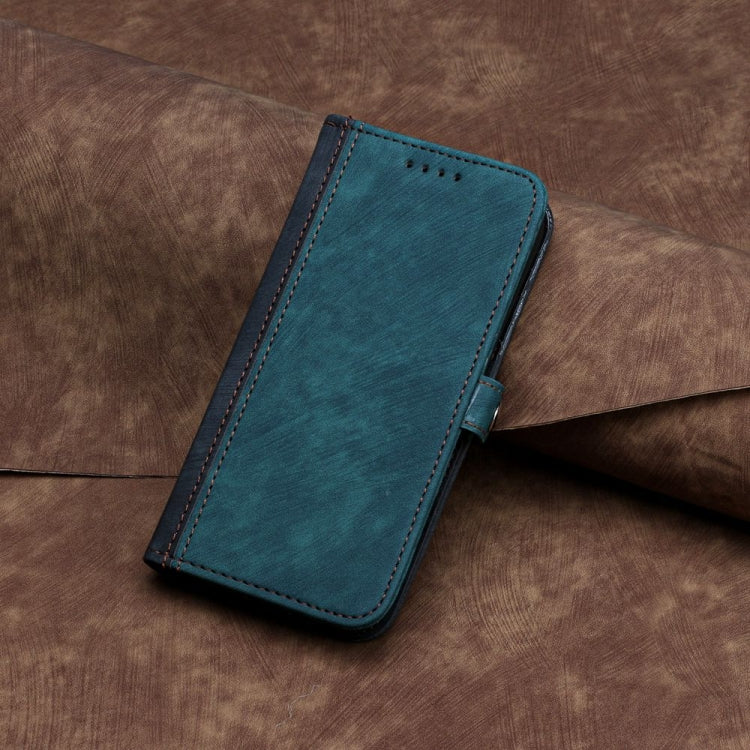 For Motorola Moto G Power 5G 2024 Side Buckle Double Fold Hand Strap Leather Phone Case(Dark Green) - Motorola Cases by PMC Jewellery | Online Shopping South Africa | PMC Jewellery | Buy Now Pay Later Mobicred