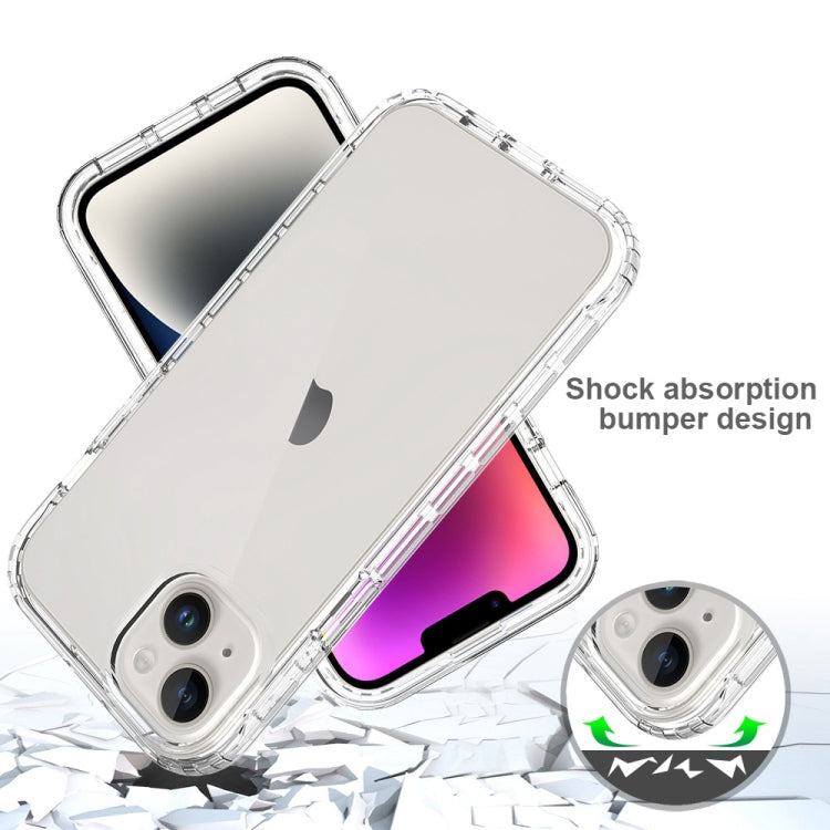 For iPhone 15 Plus Full Body Shockproof Clear Gradient Phone Case(Purple) - free shipping - PMC TechLife - Order now!