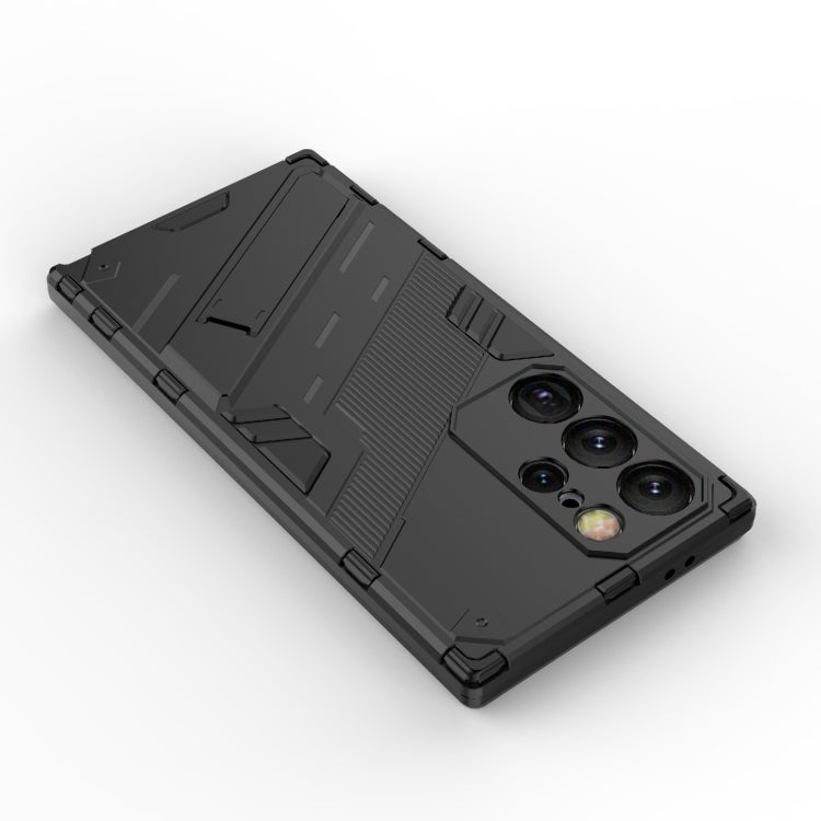 For Samsung Galaxy S24 Ultra 5G Punk Armor 2 in 1 PC + TPU Shockproof Phone Case with Invisible Holder(Red) - free shipping - PMC TechLife - Order now!