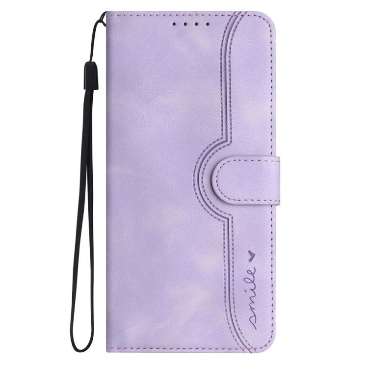 For iPhone 17 Heart Pattern Skin Feel Leather Phone Case(Purple) - free shipping - PMc TechLife - Order now!