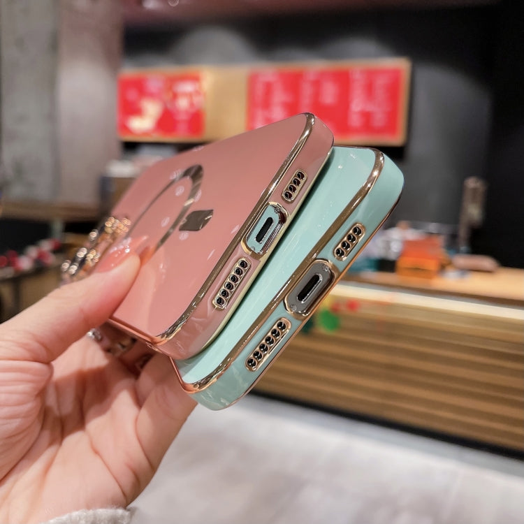 For iPhone 15 Pro Magsafe Plating TPU Phone Case with Lens Film(Blue) - iPhone 15 Pro Cases by PMC TechLife | Online Shopping South Africa | PMC TechLife | Buy Now Pay Later Mobicred