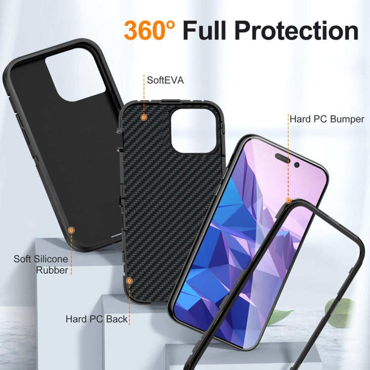 For iPhone 15 Pro Life Waterproof Rugged Phone Case(Black) - iPhone 15 Pro Cases by PMC TechLife | Online Shopping South Africa | PMC TechLife | Buy Now Pay Later Mobicred