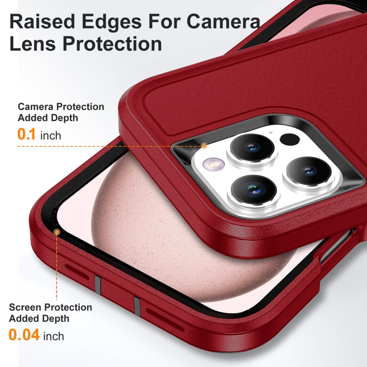 For iPhone 16 Pro Life Waterproof Rugged Phone Case(Red + Black) - iPhone 16 Pro Cases by PMC TechLife | Online Shopping South Africa | PMC TechLife | Buy Now Pay Later Mobicred