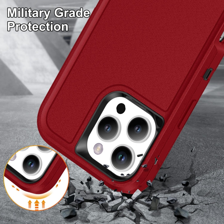 For iPhone 16 Pro Life Waterproof Rugged Phone Case(Red + Black) - iPhone 16 Pro Cases by PMC TechLife | Online Shopping South Africa | PMC TechLife | Buy Now Pay Later Mobicred