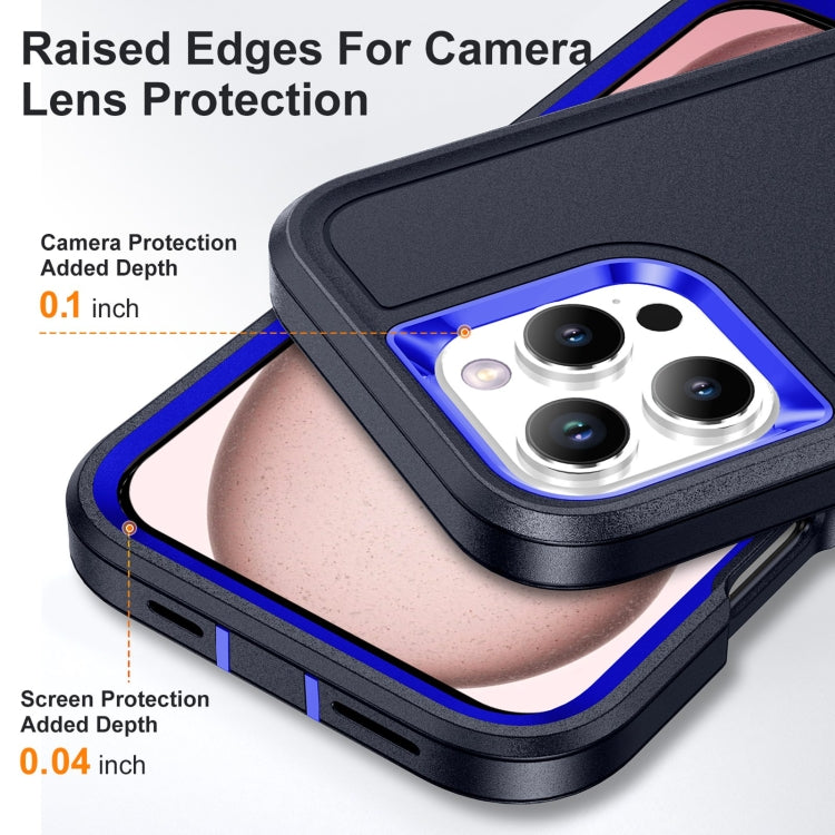 For iPhone 16 Pro Life Waterproof Rugged Phone Case(Dark Blue + Royal Blue) - iPhone 16 Pro Cases by PMC TechLife | Online Shopping South Africa | PMC TechLife | Buy Now Pay Later Mobicred