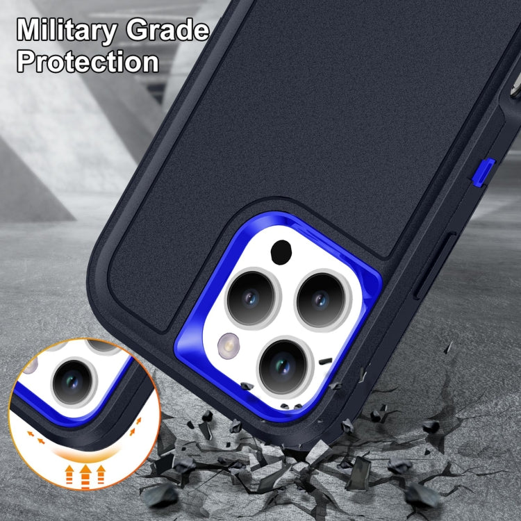 For iPhone 16 Pro Life Waterproof Rugged Phone Case(Dark Blue + Royal Blue) - iPhone 16 Pro Cases by PMC TechLife | Online Shopping South Africa | PMC TechLife | Buy Now Pay Later Mobicred