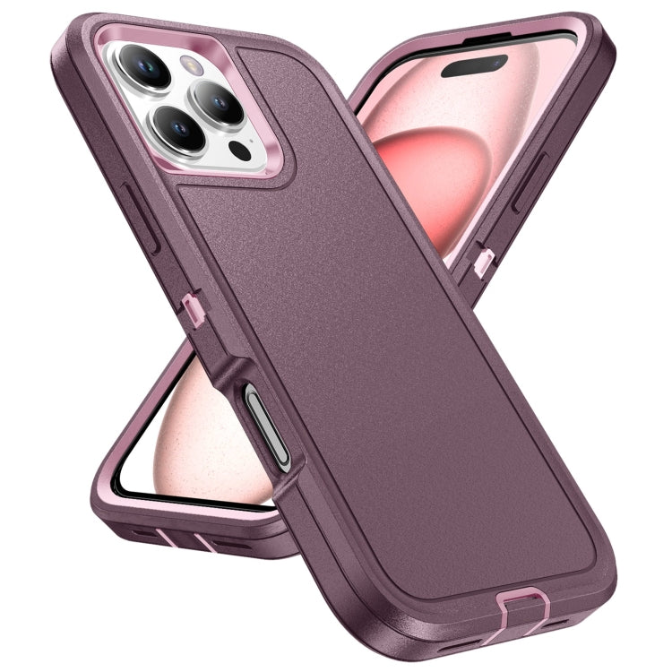 For iPhone 16 Pro Life Waterproof Rugged Phone Case(Purple + Pink) - iPhone 16 Pro Cases by PMC TechLife | Online Shopping South Africa | PMC TechLife | Buy Now Pay Later Mobicred